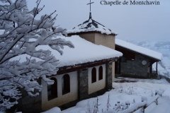 chapelle montchavin en hiver