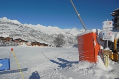 départ cours de ski ESF